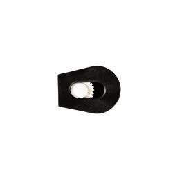 Зажим для шнура 4 мм KL цвет Чёрный + Белый (поштучно)  в Орехово-Зуево