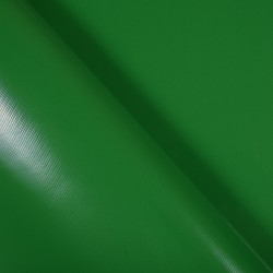Ткань ПВХ 450 гр/м2, Зелёный (Ширина 160см), на отрез  в Орехово-Зуево
