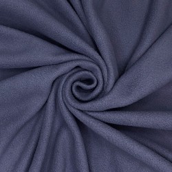 Ткань Флис Односторонний 130 гр/м2, цвет Темно-серый (на отрез)  в Орехово-Зуево