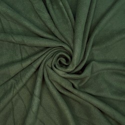 Ткань Флис Односторонний 130 гр/м2, цвет Темный хаки (на отрез)  в Орехово-Зуево