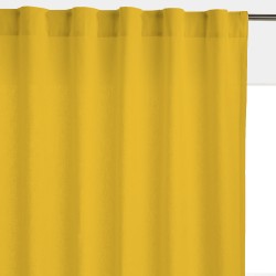 Штора уличная на Трубной ленте (В-220*Ш-145) Желтая, (ткань Оксфорд 600)  в Орехово-Зуево