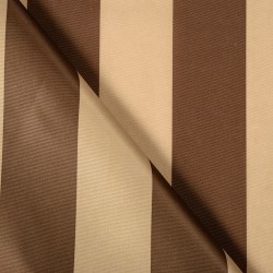 Ткань Оксфорд 300D PU, Бежево-Коричневая полоска (на отрез)  в Орехово-Зуево