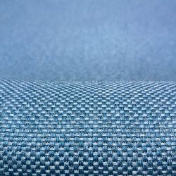 Ткань Блэкаут для штор светозатемняющая 85% &quot;Рогожка Синяя&quot;   в Орехово-Зуево