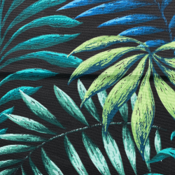 Интерьерная ткань Дак (DUCK), принт &quot;Тропические листья&quot; (на отрез)  в Орехово-Зуево