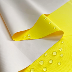 Водонепроницаемая Дышащая Мембранная ткань PU 10'000, цвет Жёлтый (на отрез)  в Орехово-Зуево