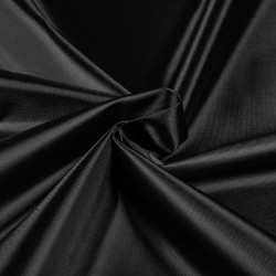 *Ткань Оксфорд 210D PU, цвет Черный (на отрез)  в Орехово-Зуево